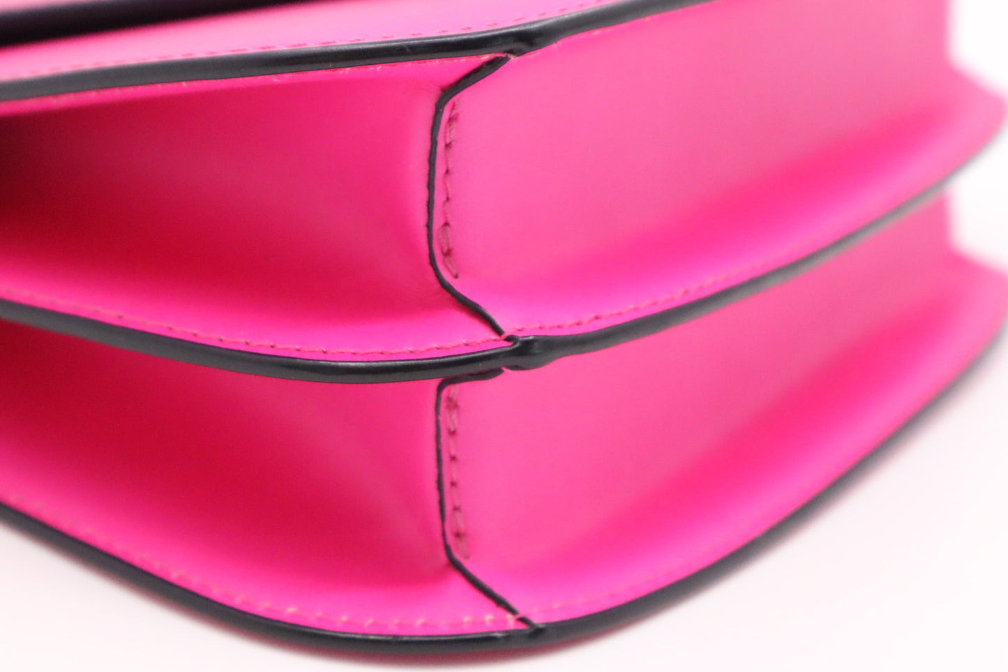 MCM Crossbody Bag in Hot Pink Leather
