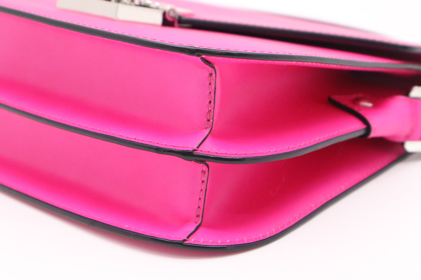 MCM Crossbody Bag in Hot Pink Leather
