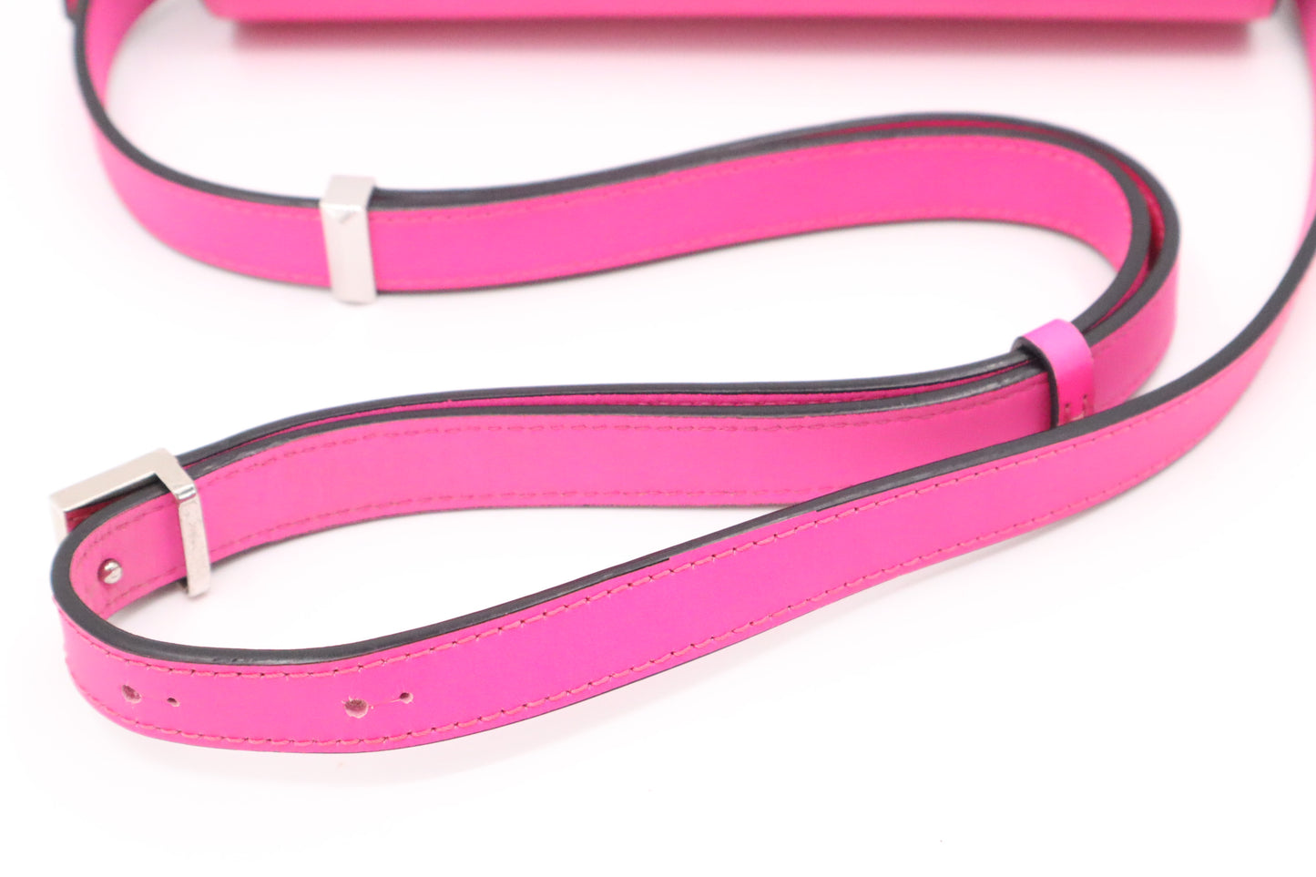 MCM Crossbody Bag in Hot Pink Leather