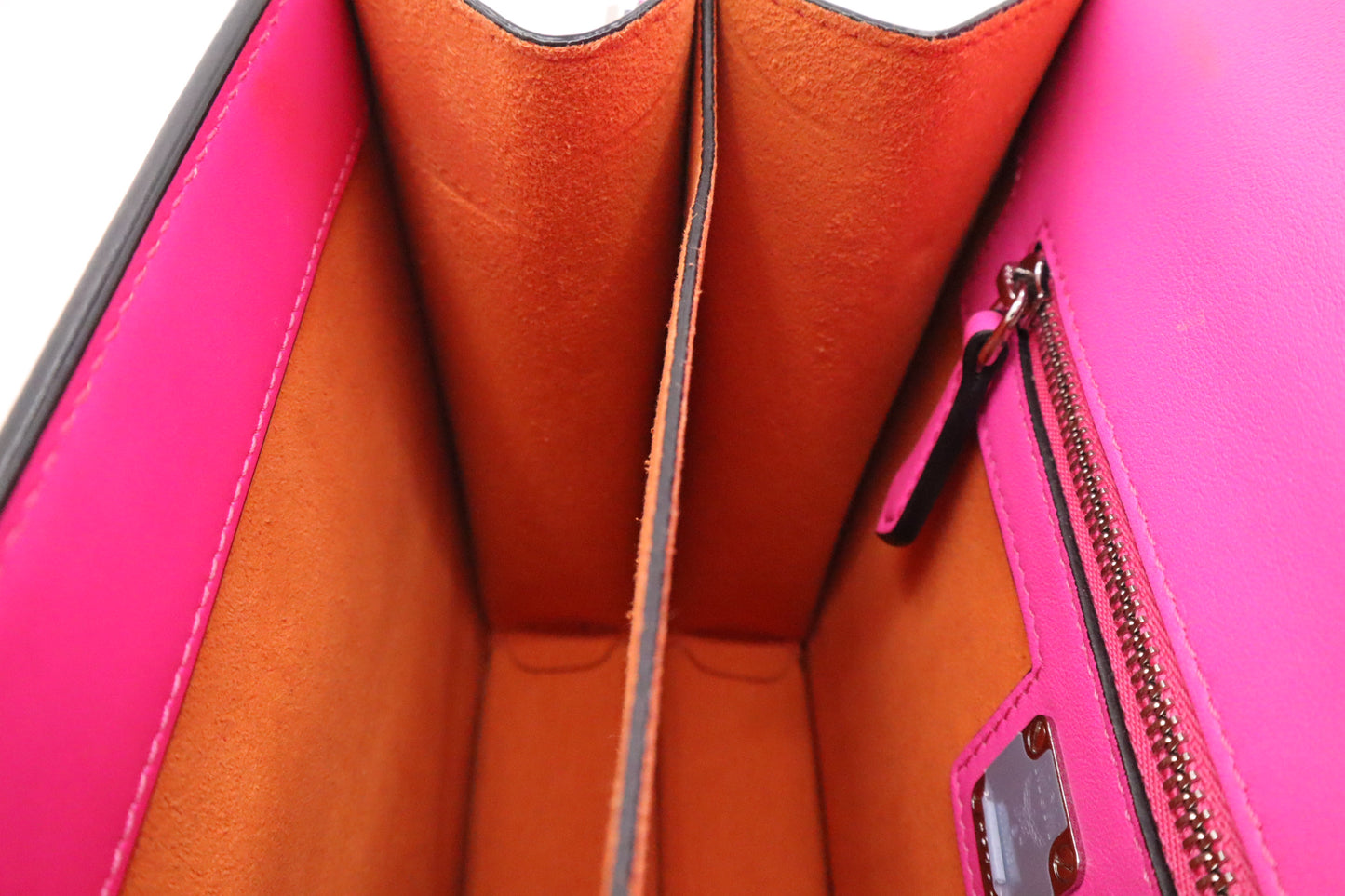 MCM Crossbody Bag in Hot Pink Leather