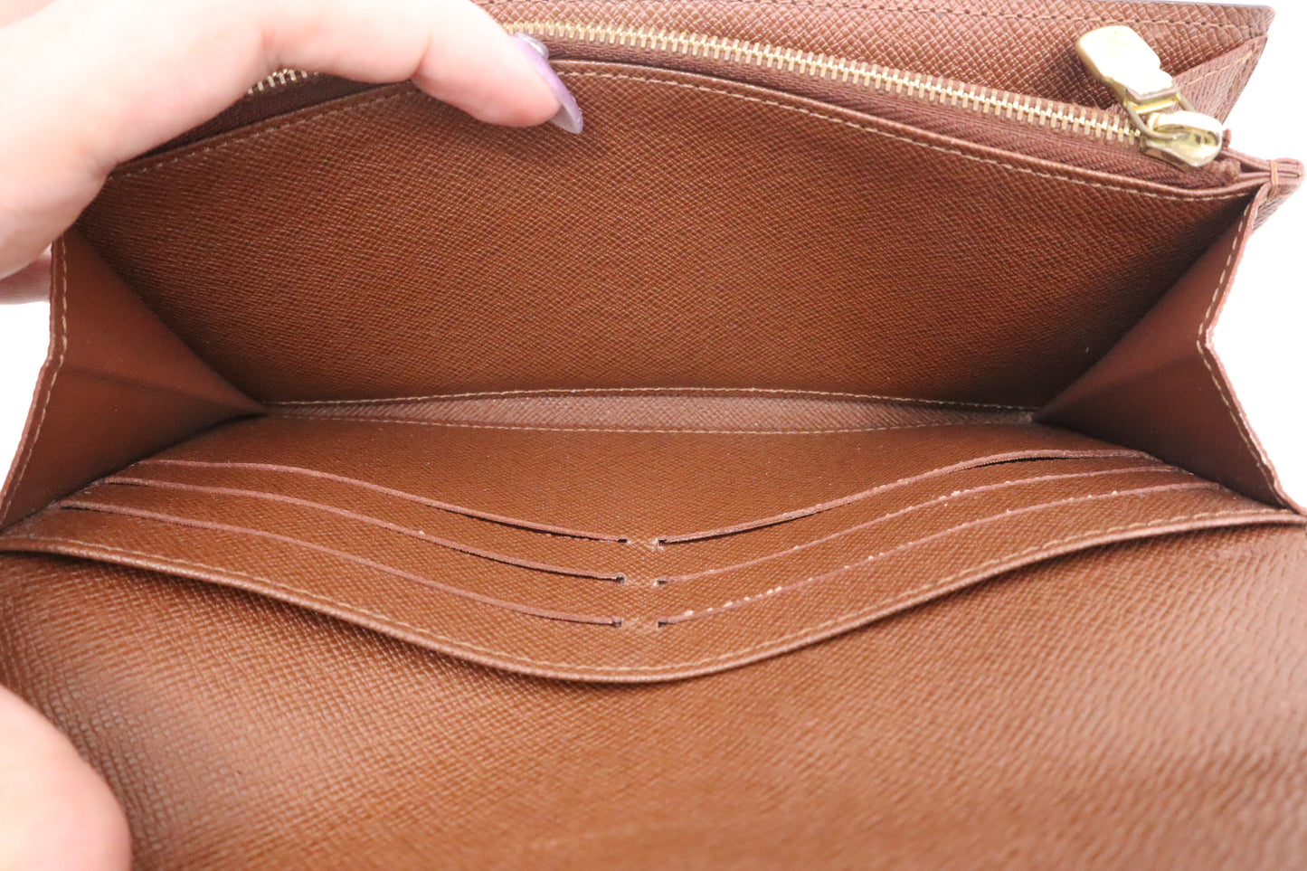 Louis Vuitton Sarah Wallet in Monogram Canvas