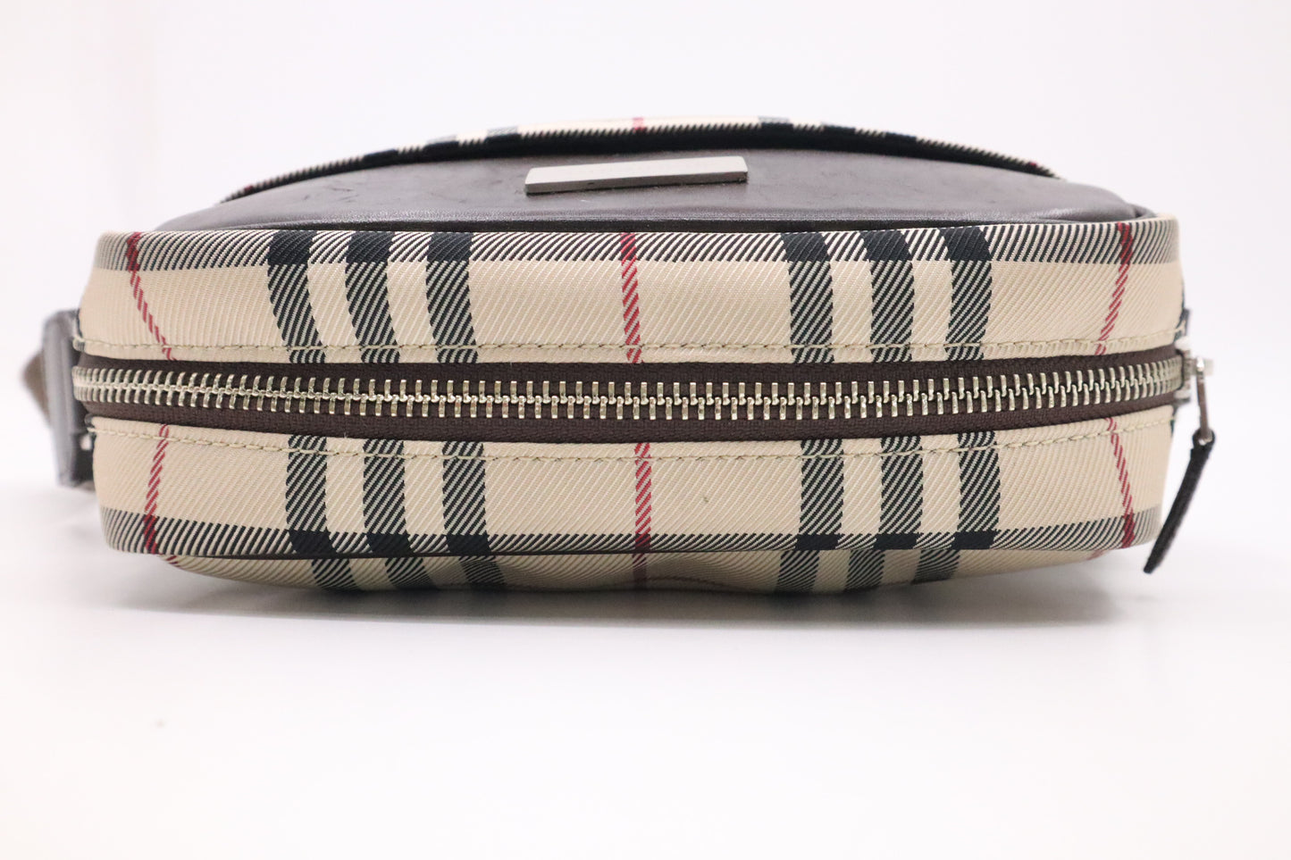 Burberry Crossbody Bag in Beige Check Canvas