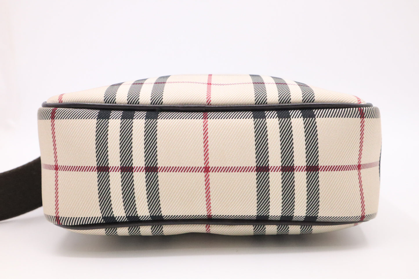 Burberry Crossbody Bag in Beige Check Canvas