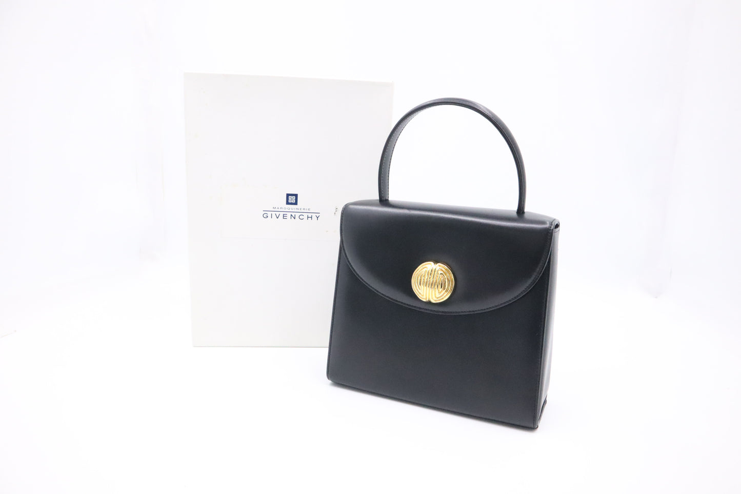 Givenchy Hand Bag in Black Leather