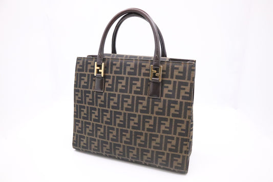 Fendi Handbag in Zucca Canvas