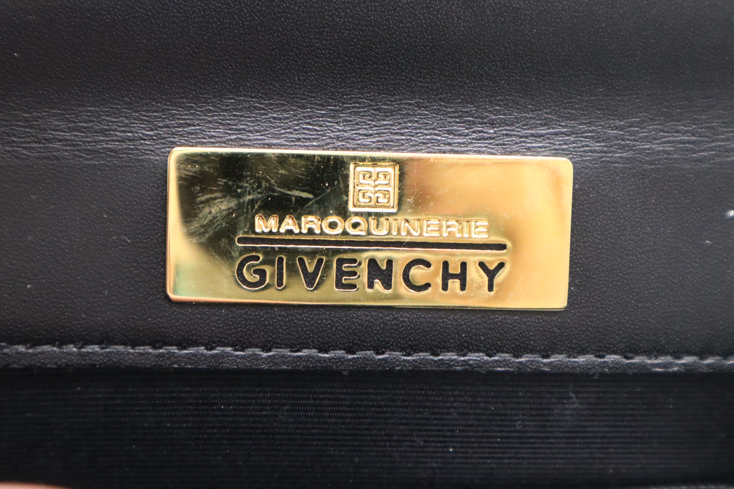 Givenchy Hand Bag in Black Leather