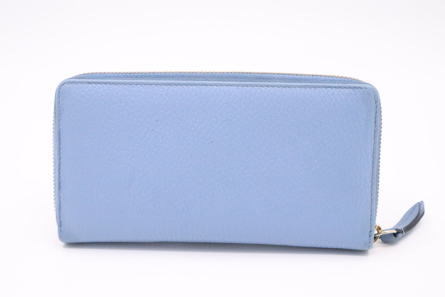 Gucci Zippy Wallet in Baby Blue Leather