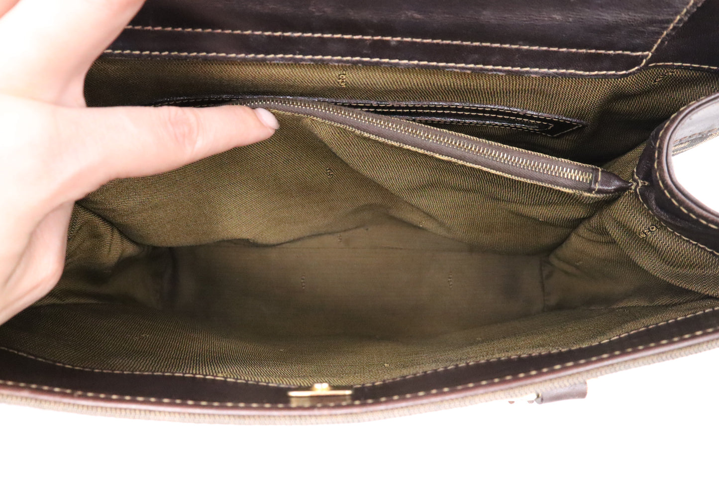 Fendi Handbag in Zucca Canvas