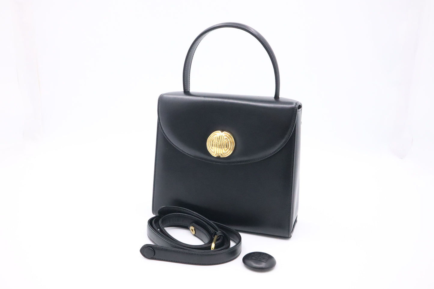 Givenchy Hand Bag in Black Leather
