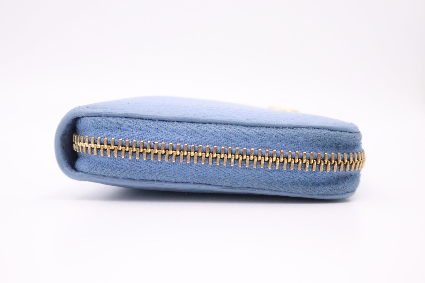 Gucci Zippy Wallet in Baby Blue Leather