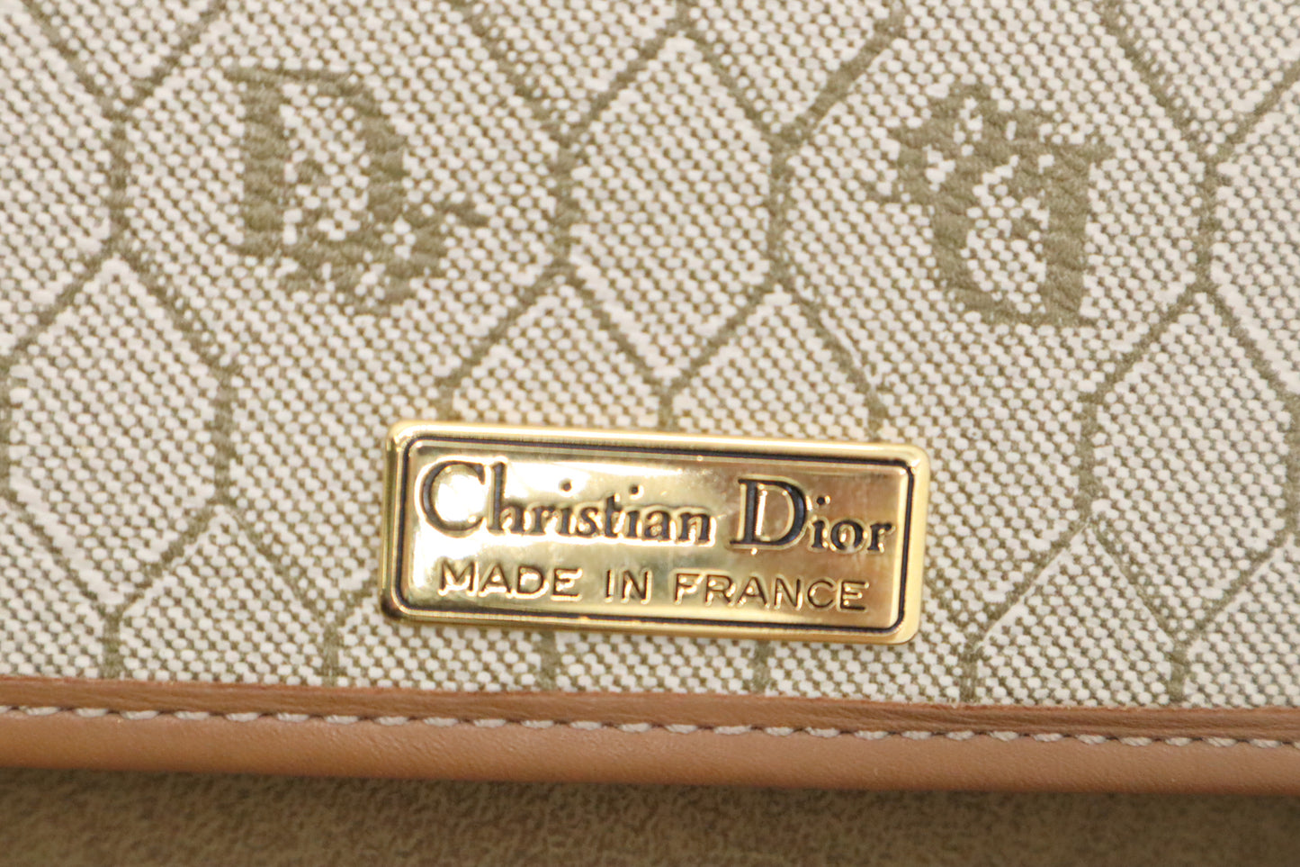 Dior Shoulder Bag in Honeycomb Canvas