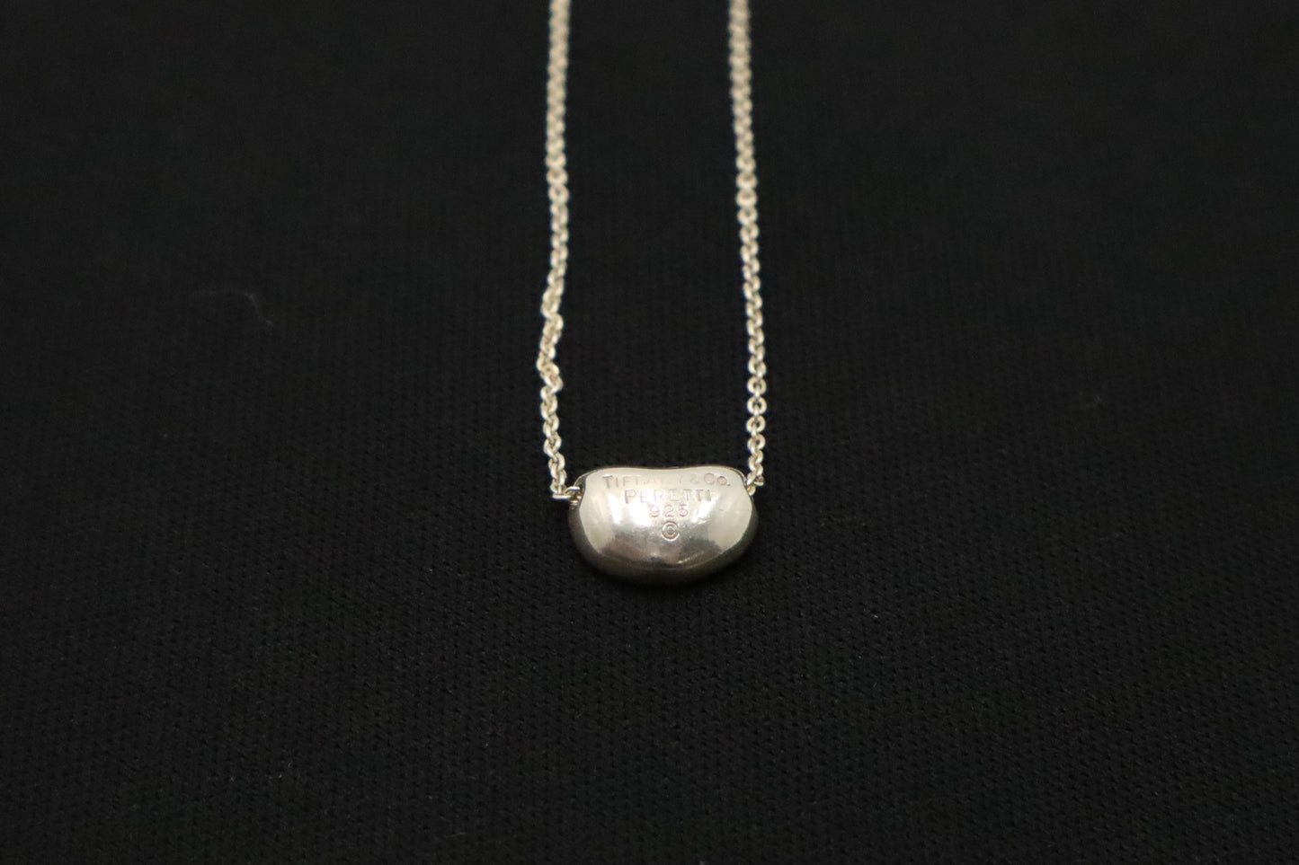 Tiffany&Co. Bean Necklace in Sterling Silver