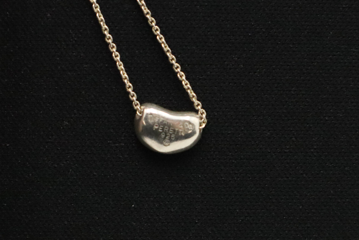 Tiffany&Co. Bean Necklace in Sterling Silver