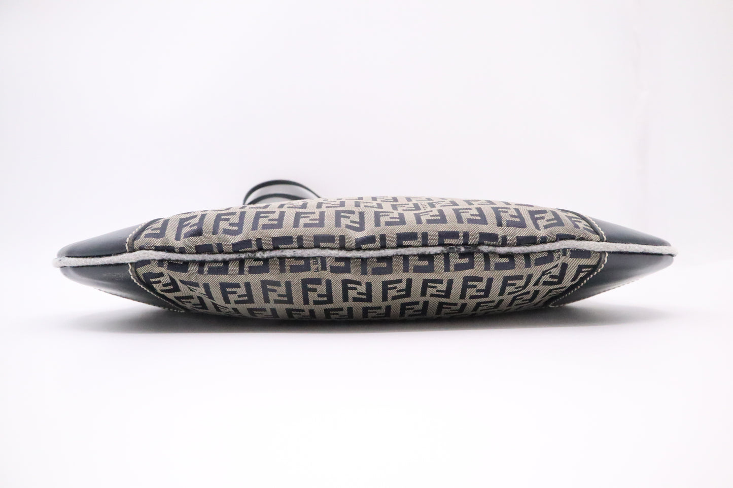 Fendi Tote in Navy Blue Zucca Canvas