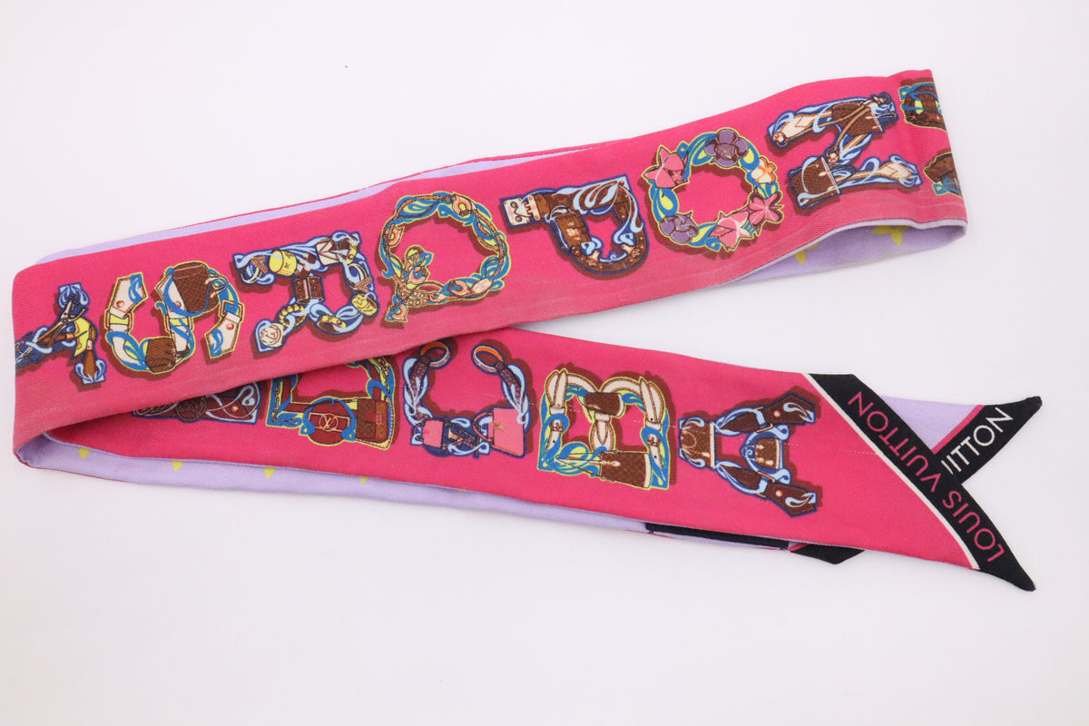 Louis Vuitton LV & Me BB Bandeau in Pink & Lavender Silk