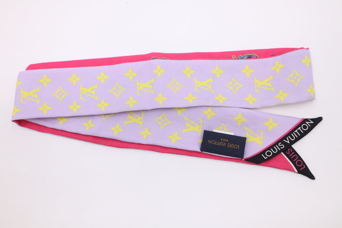 Louis Vuitton LV & Me BB Bandeau in Pink & Lavender Silk