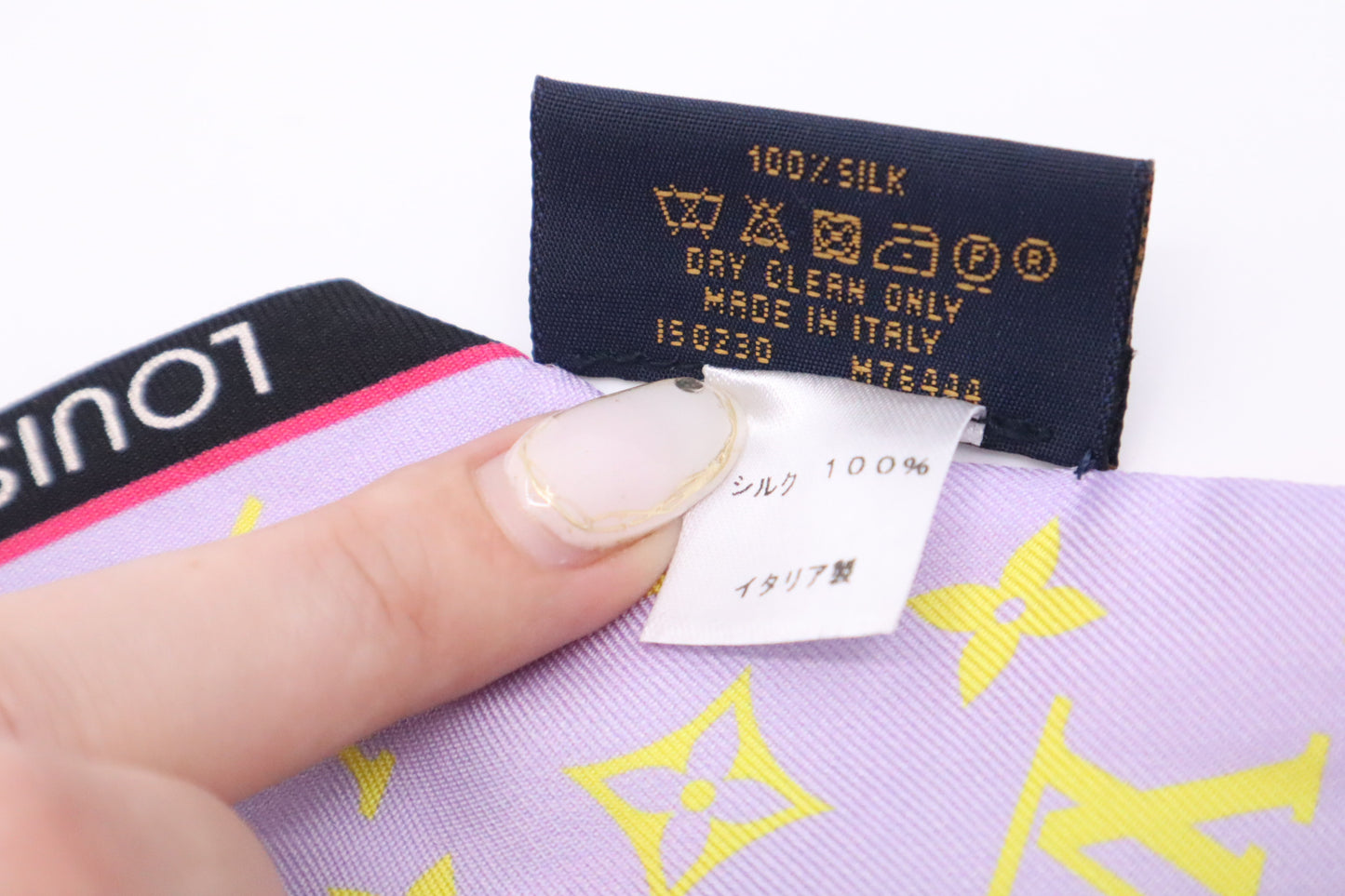 Louis Vuitton LV & Me BB Bandeau in Pink & Lavender Silk