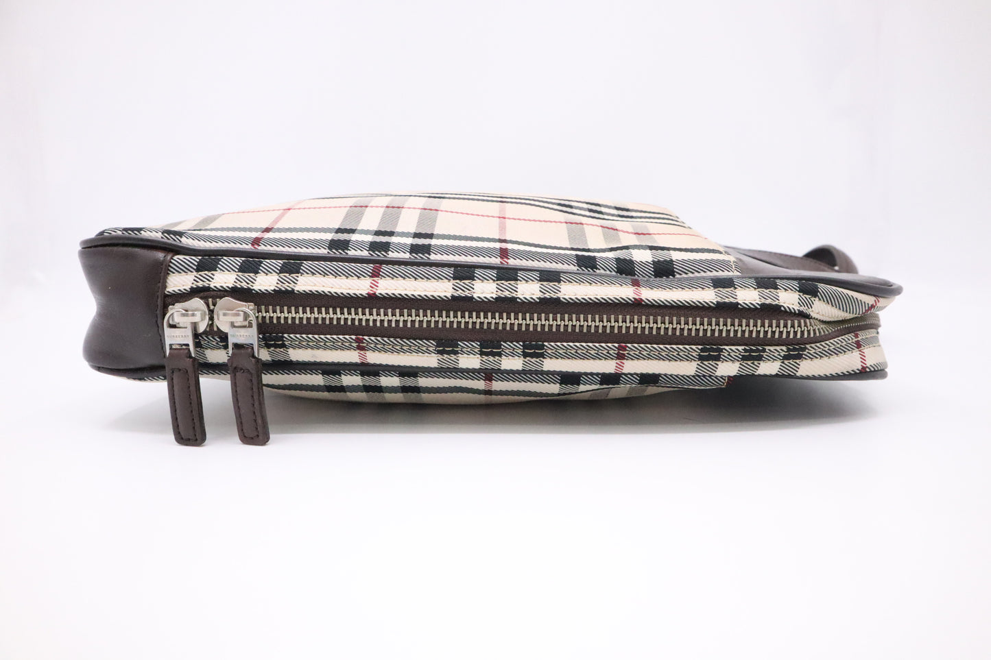 Burberry Business Bag in Beige Check Canvas