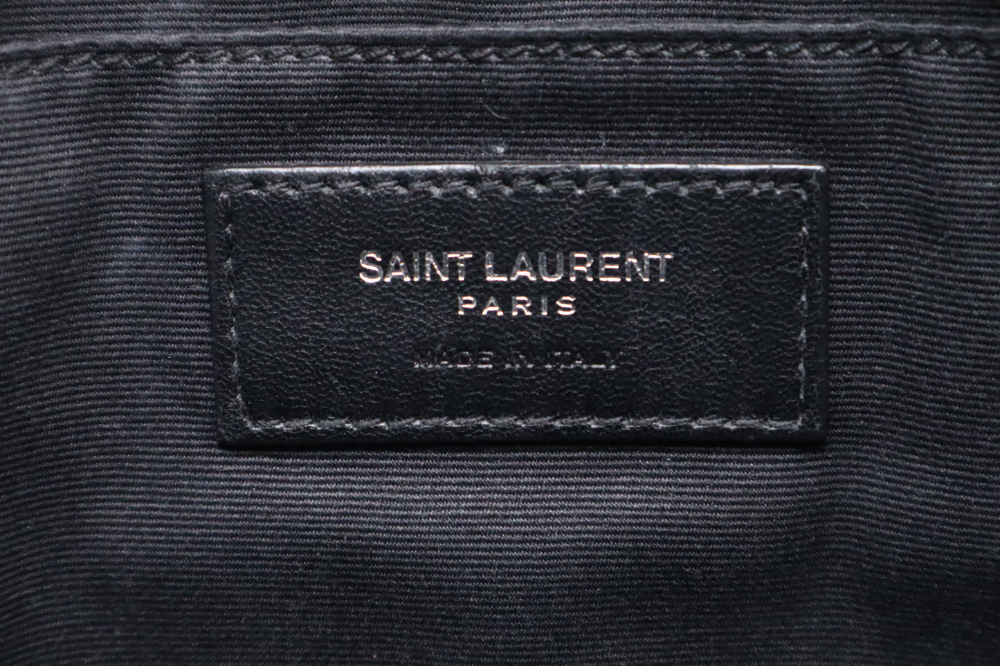 YSL Saint Laurent Lou Camera Bag in Pewter Leather