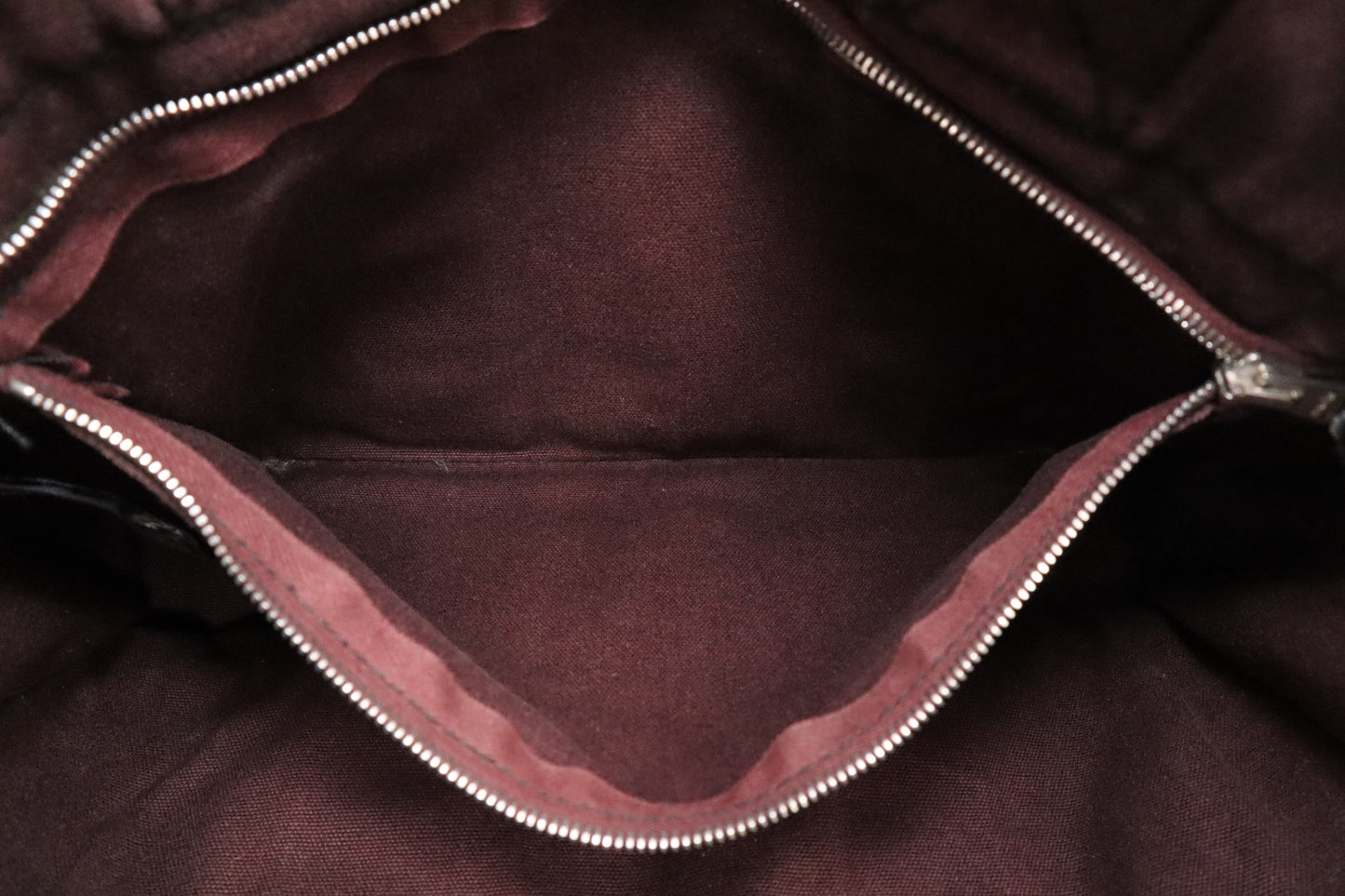 Hermes Fourre-Tout PM in Navy and Maroon Canvas
