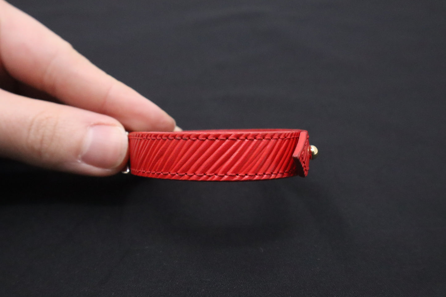 Louis Vuitton Bracelet in Red Epi Leather