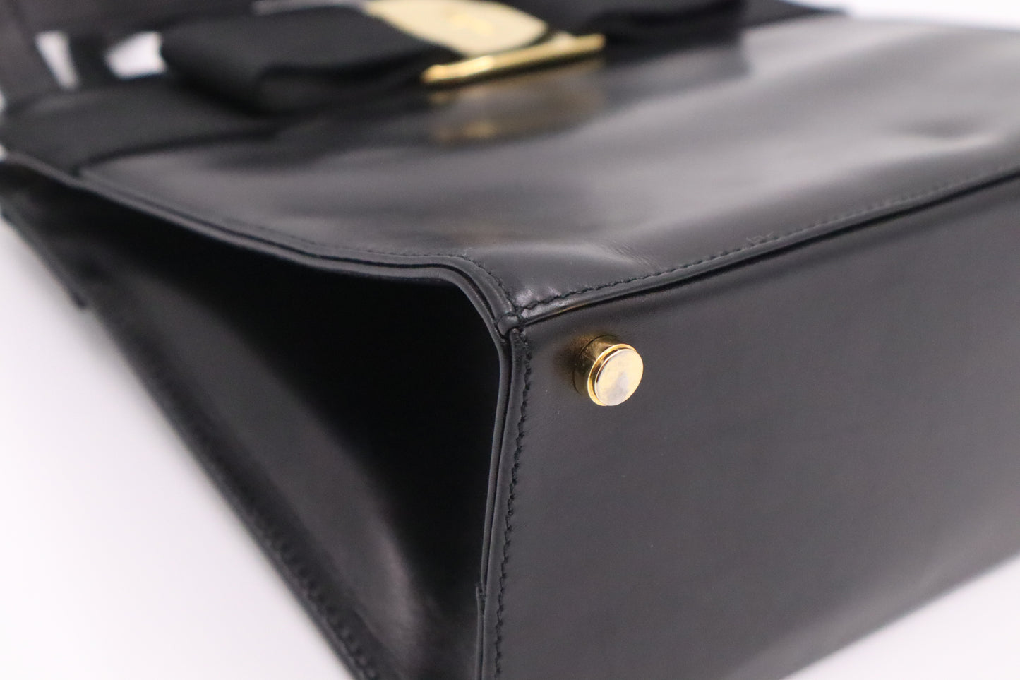 Ferragamo Handbag in Black Leather