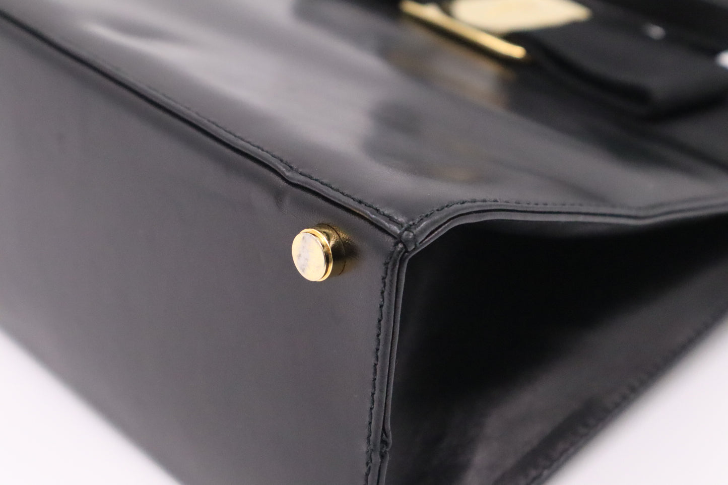 Ferragamo Handbag in Black Leather
