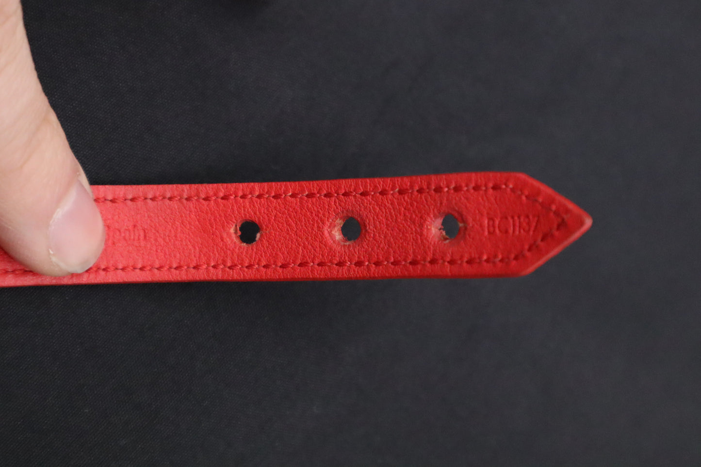 Louis Vuitton Bracelet in Red Epi Leather