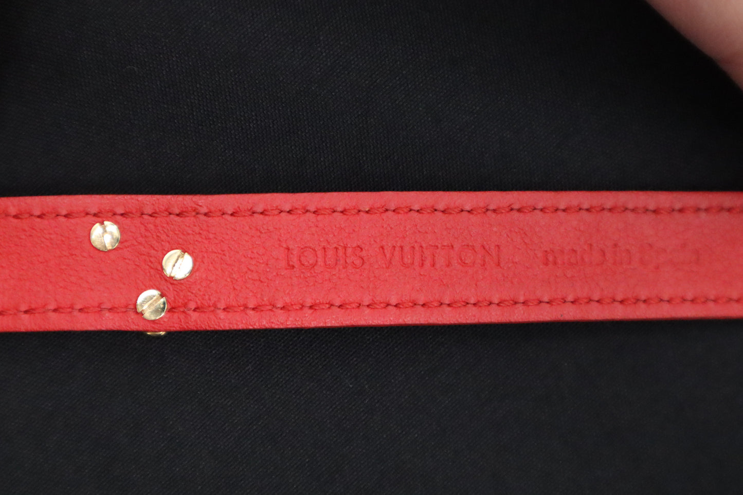 Louis Vuitton Bracelet in Red Epi Leather