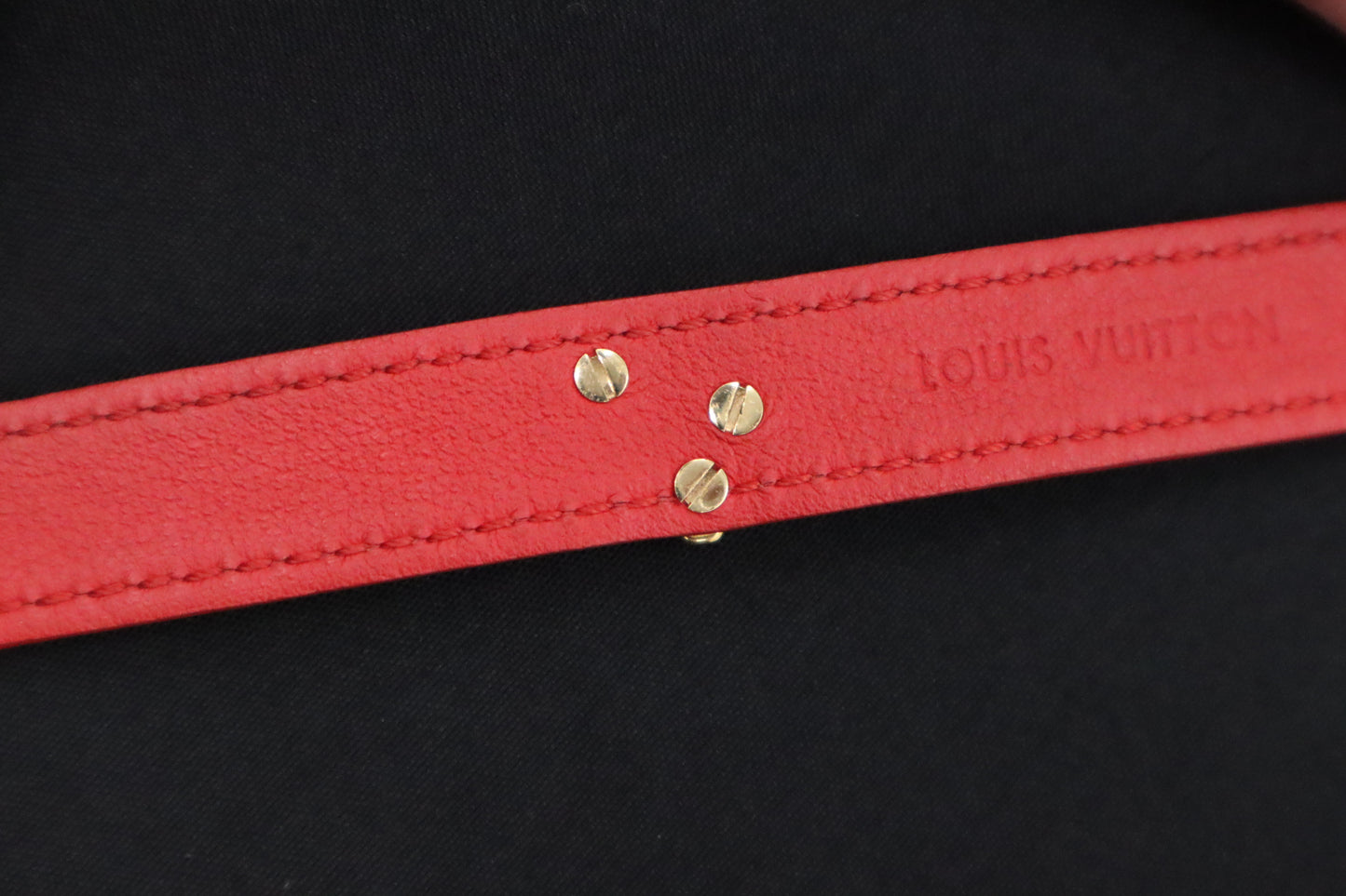 Louis Vuitton Bracelet in Red Epi Leather