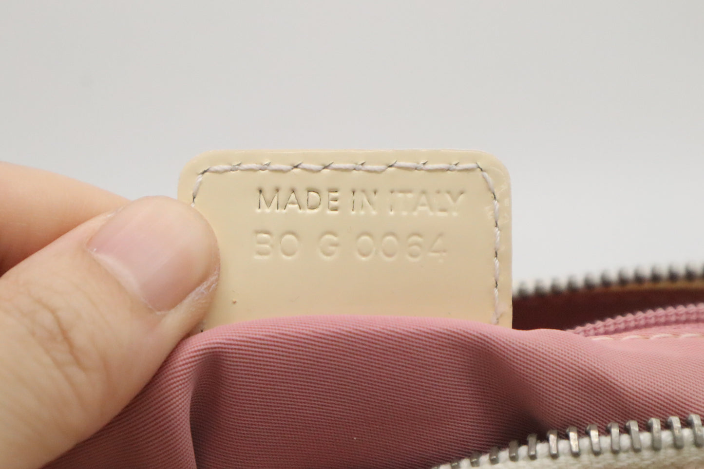 Dior Boston Bag in Pink Oblique Coated Canvas