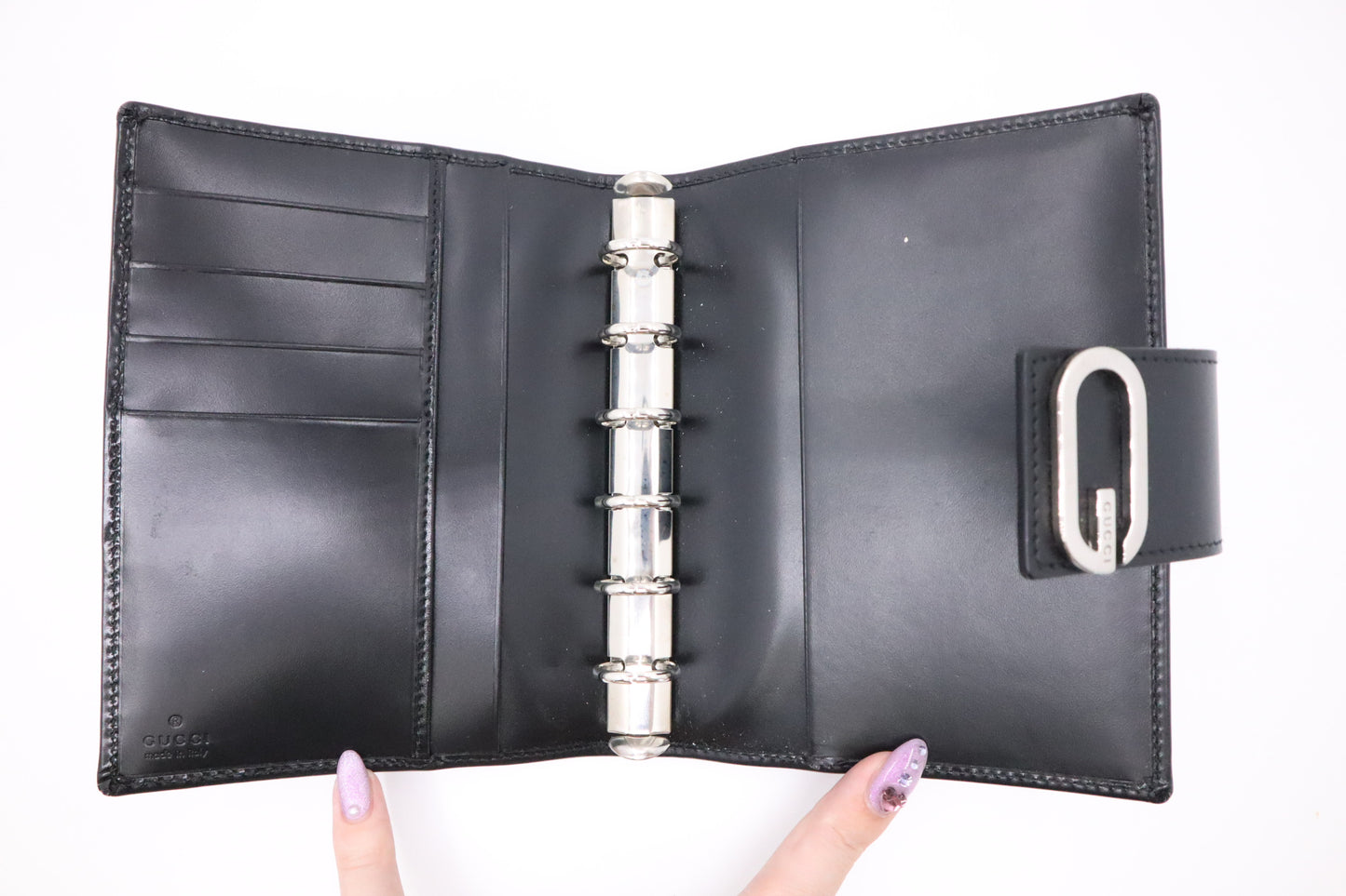 Gucci Agenda in Black Leather