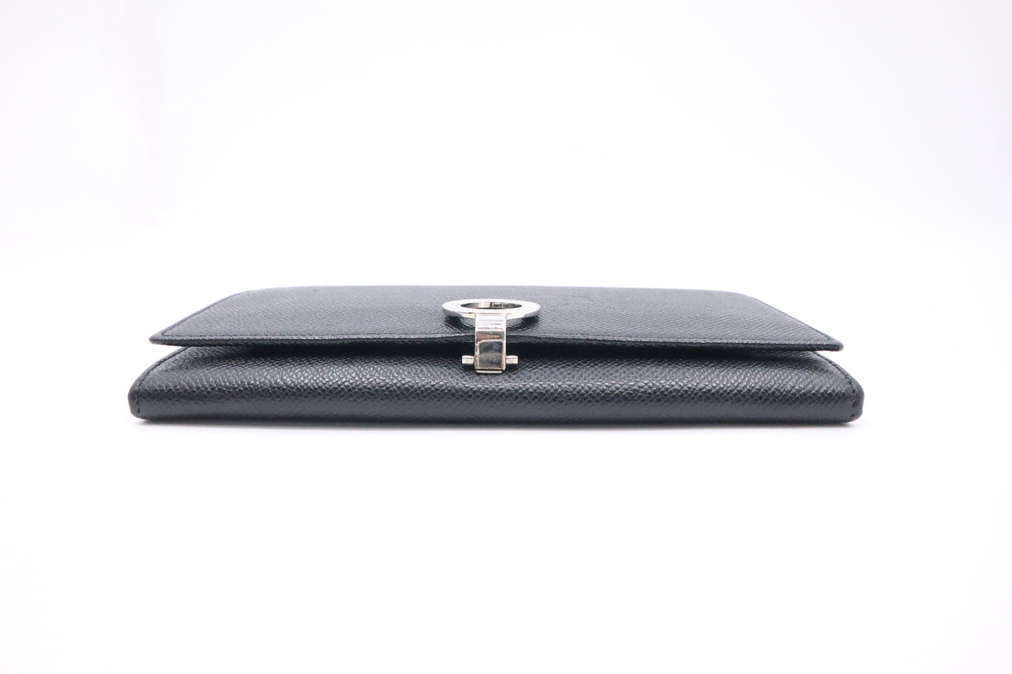 Bvlgari Long Wallet in Black Leather