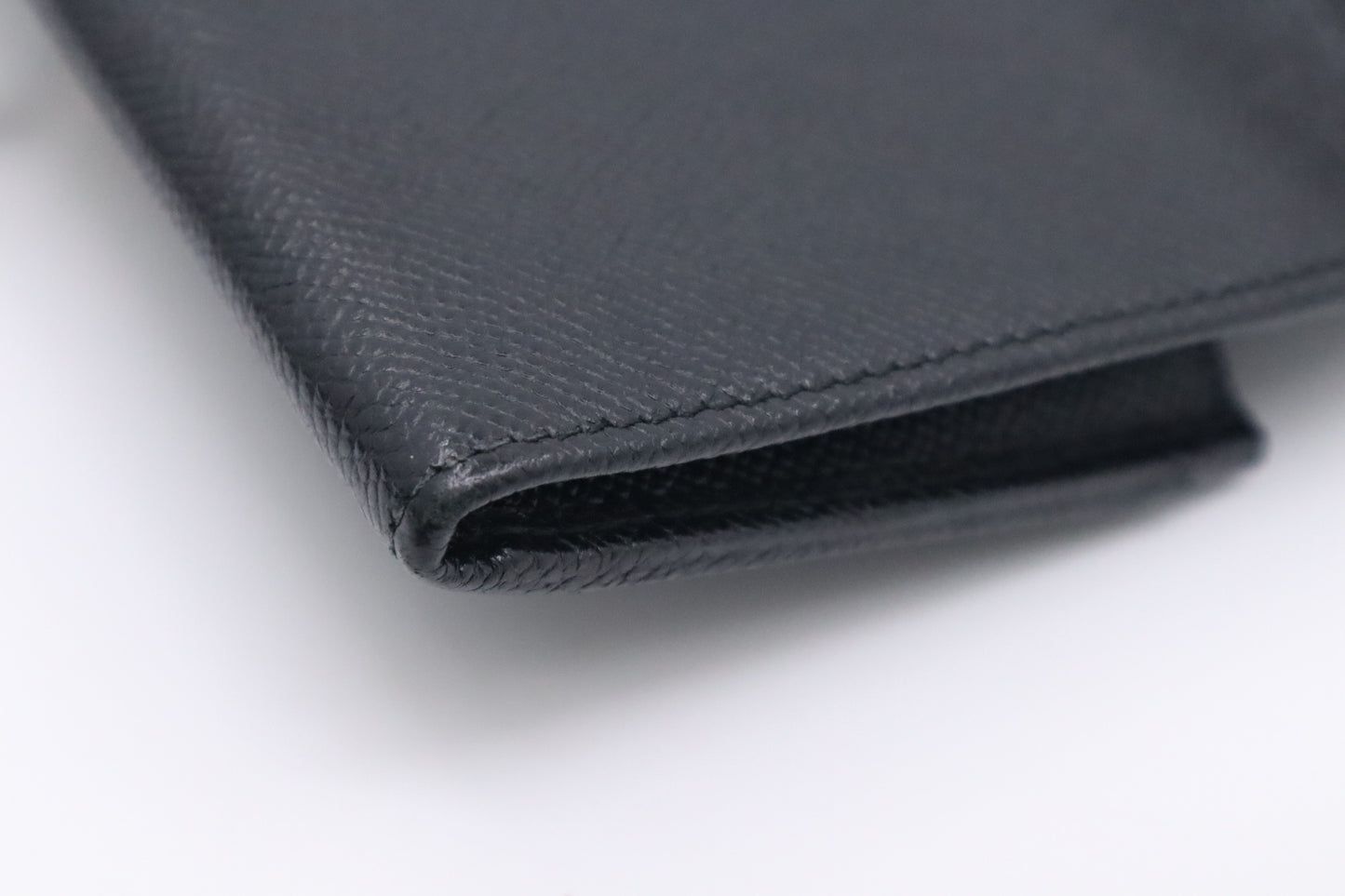 Bvlgari Long Wallet in Black Leather