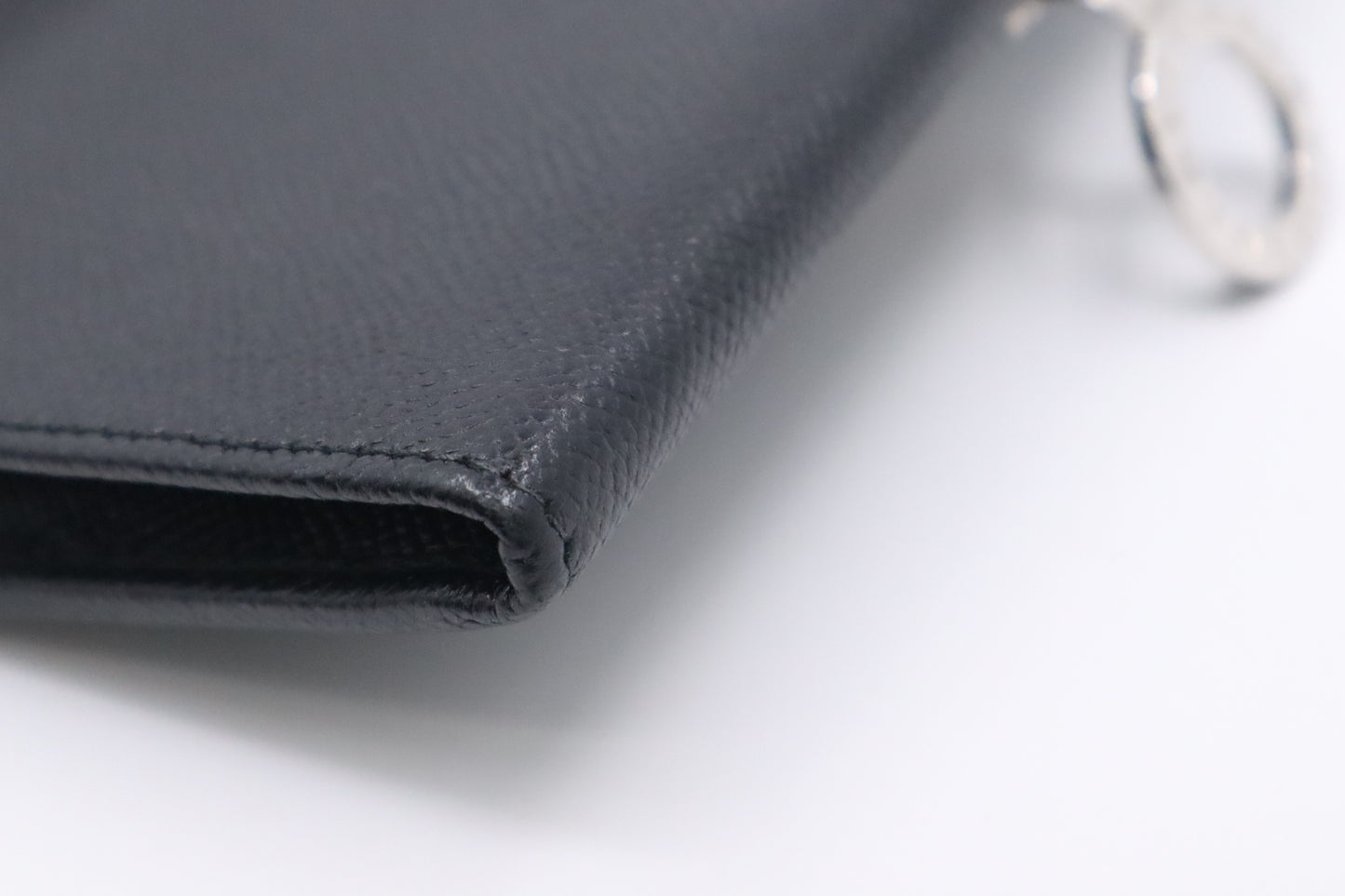 Bvlgari Long Wallet in Black Leather