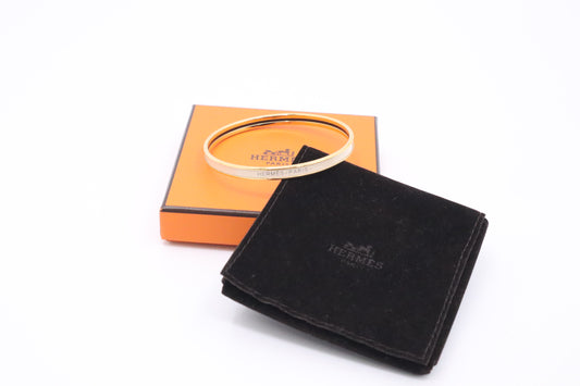 Hermes Uni Bangle in Beige