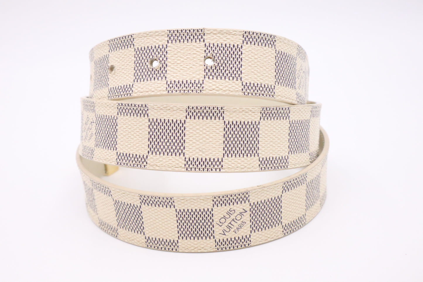 Louis Vuitton Belt in Damier Azur Canvas