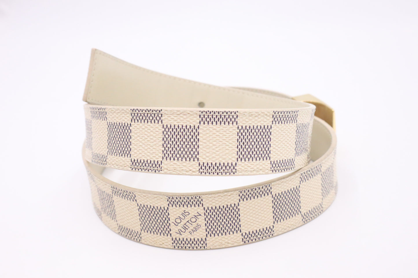 Louis Vuitton Belt in Damier Azur Canvas