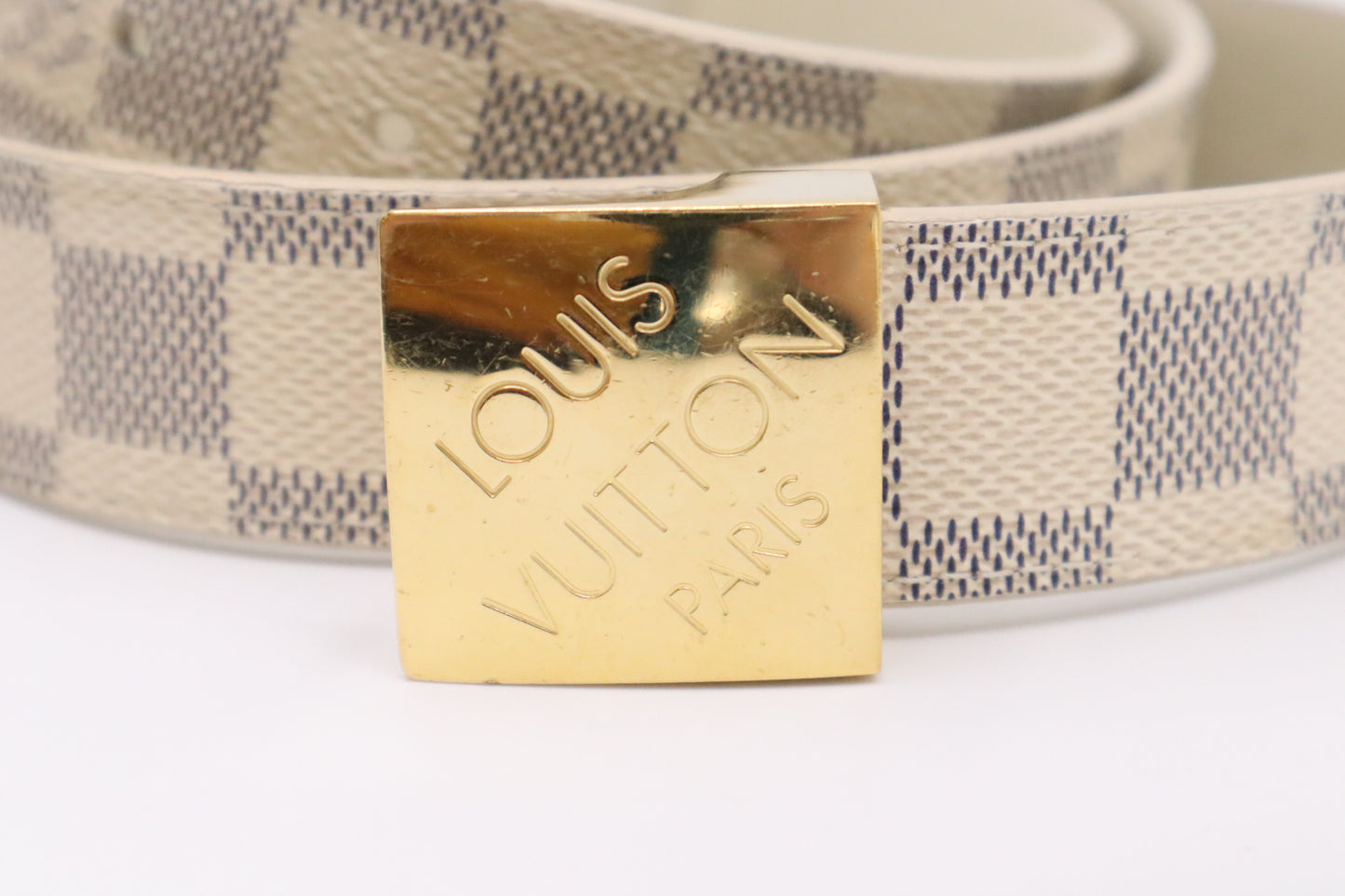 Louis Vuitton Belt in Damier Azur Canvas