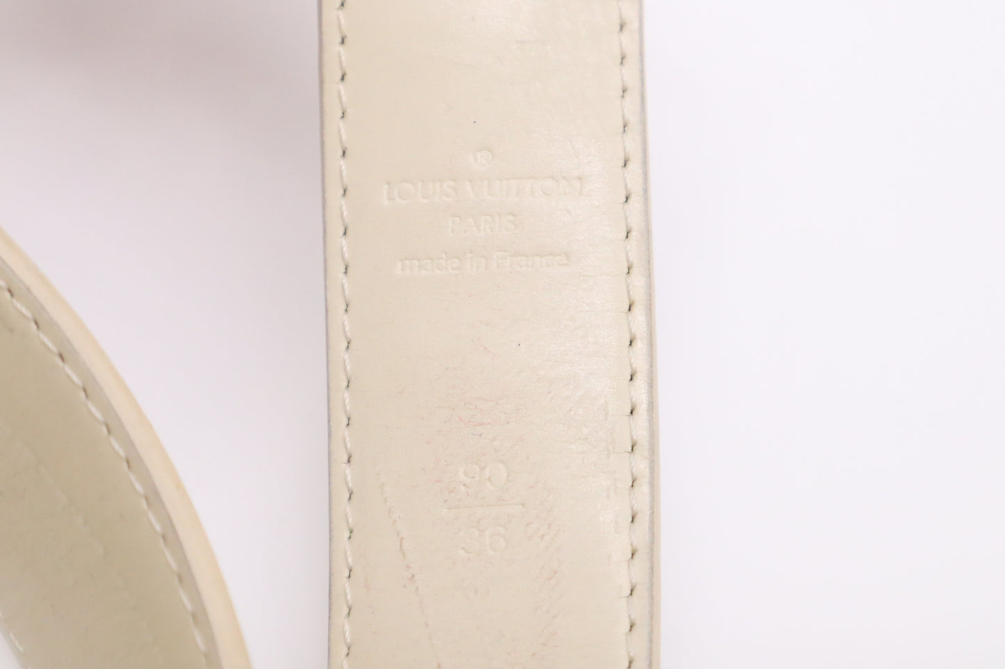 Louis Vuitton Belt in Damier Azur Canvas