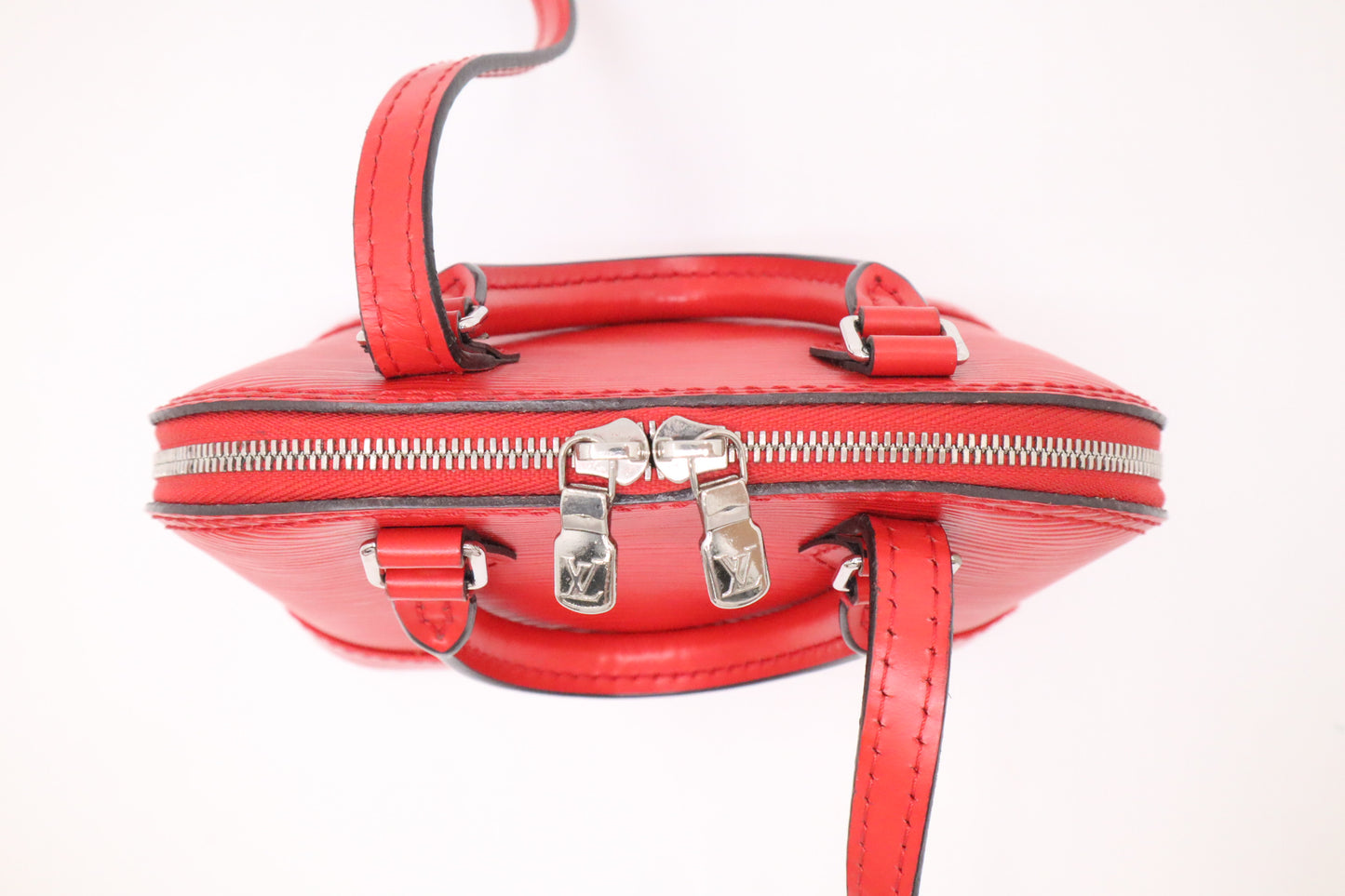 Louis Vuitton Nano Alma BB in Red Epi Leather