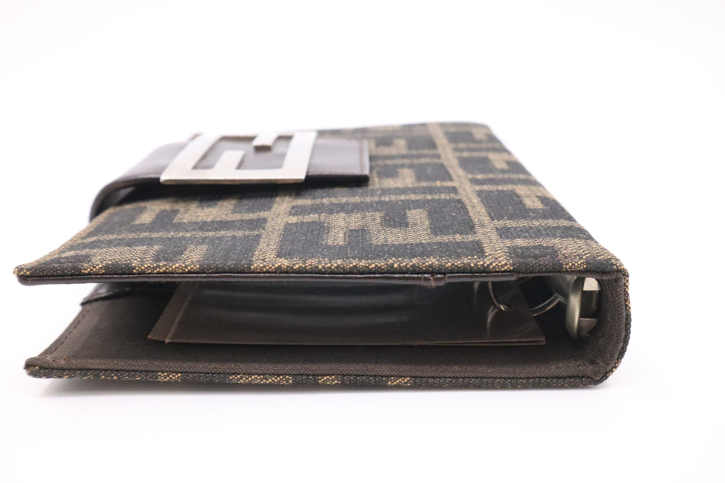 Fendi Small Agenda in Zucca Canvas