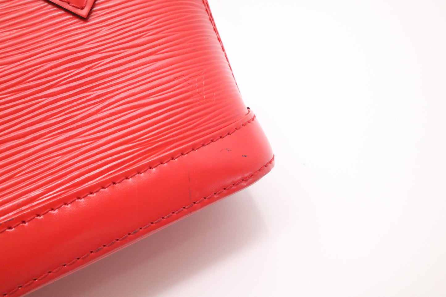 Louis Vuitton Nano Alma BB in Red Epi Leather