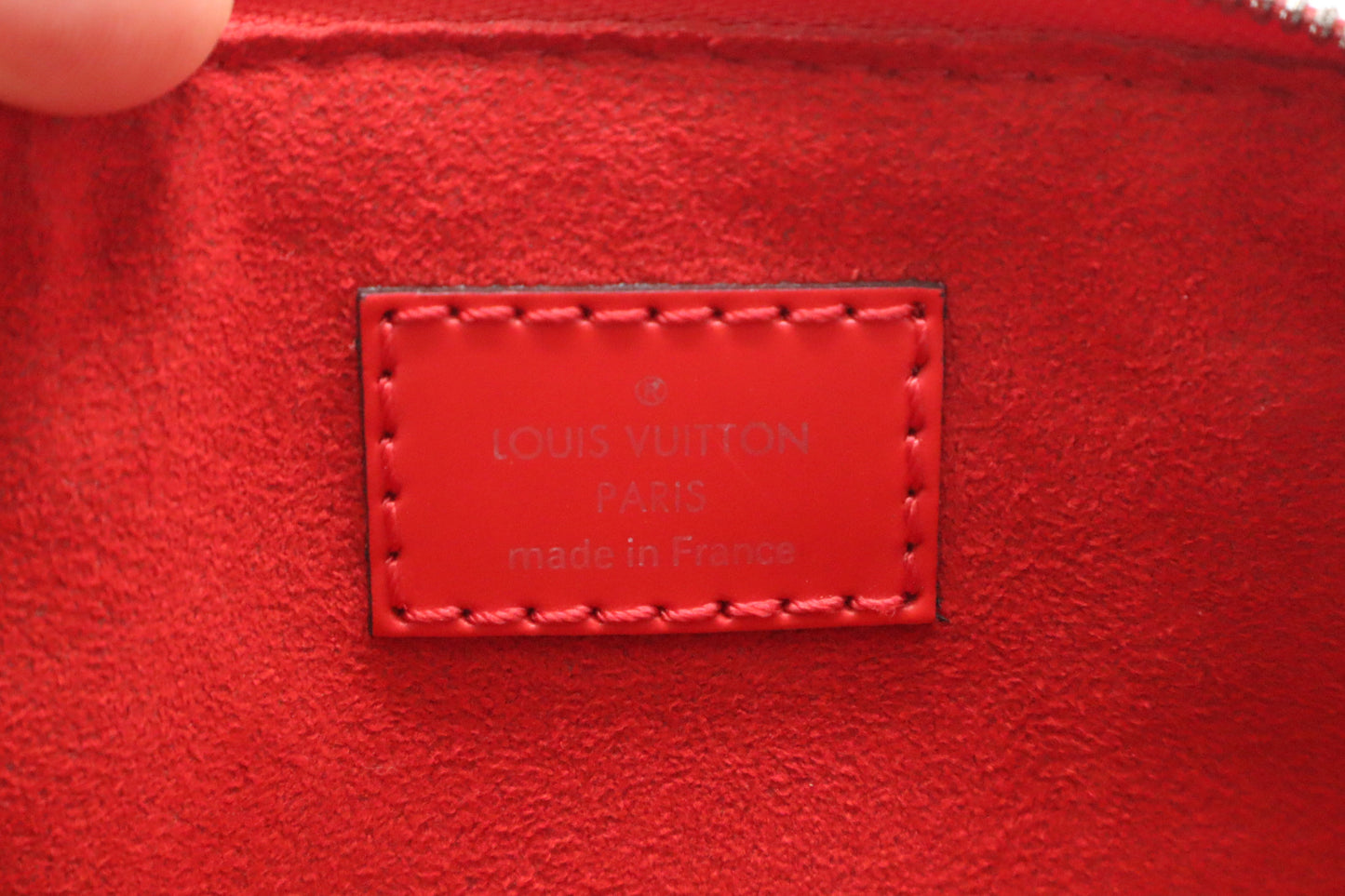 Louis Vuitton Nano Alma BB in Red Epi Leather