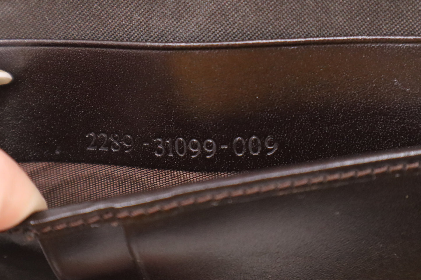 Fendi Small Agenda in Zucca Canvas