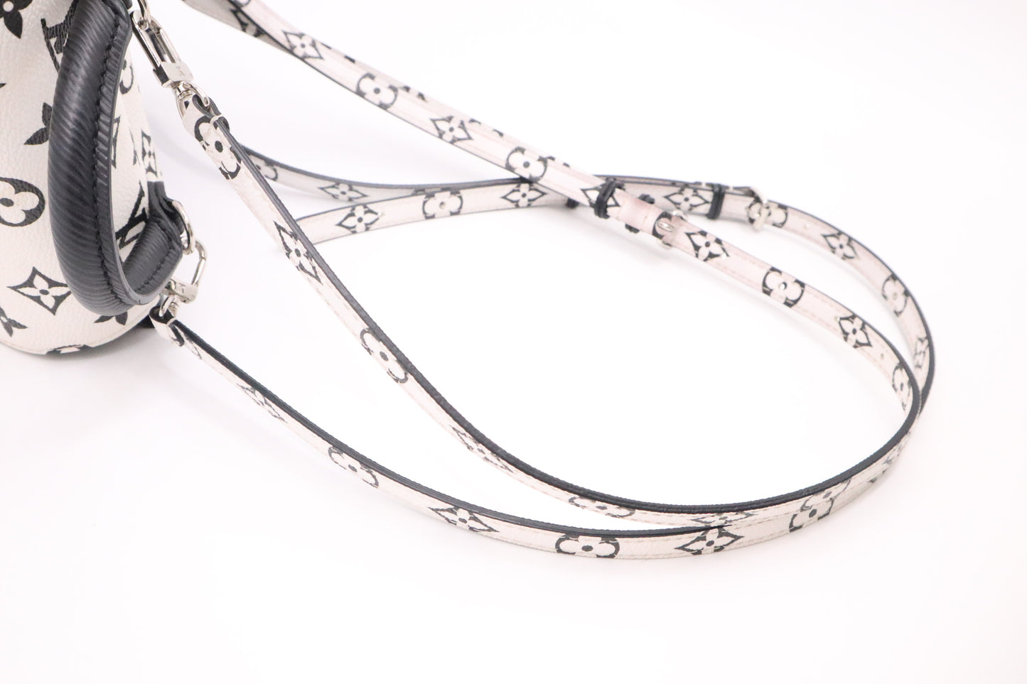 Louis Vuitton Hot Springs in Black & White Monogram Canvas & Vernis