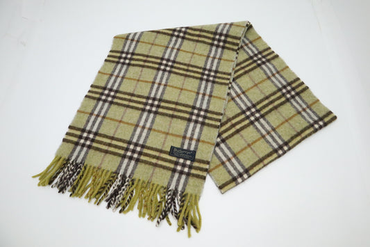 Burberry Scarf in Green Cashmere