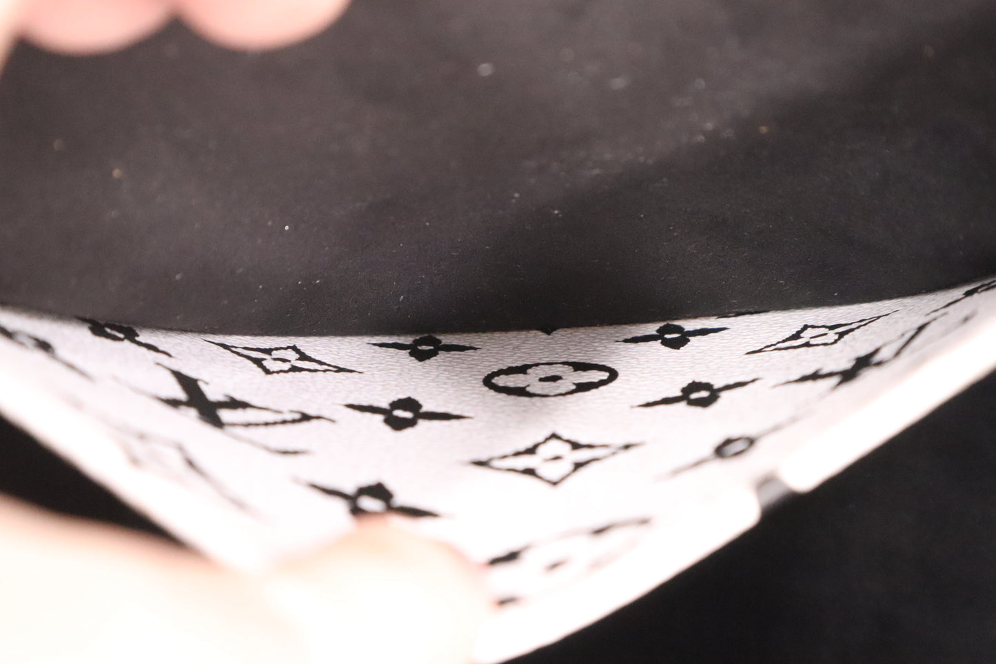 Louis Vuitton Hot Springs in Black & White Monogram Canvas & Vernis
