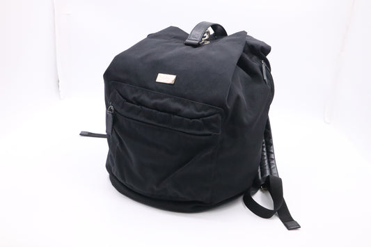 Gucci Backpack in Black Canvas