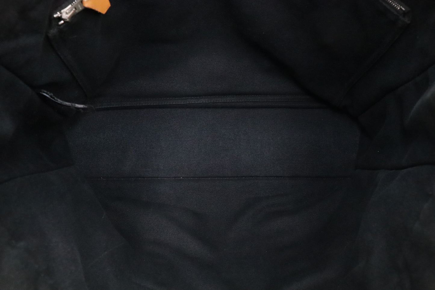 Hermes Fourre-Tout MM in Black Canvas